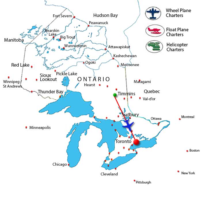 Toronto Buttonville Airport Charter Flights to USA